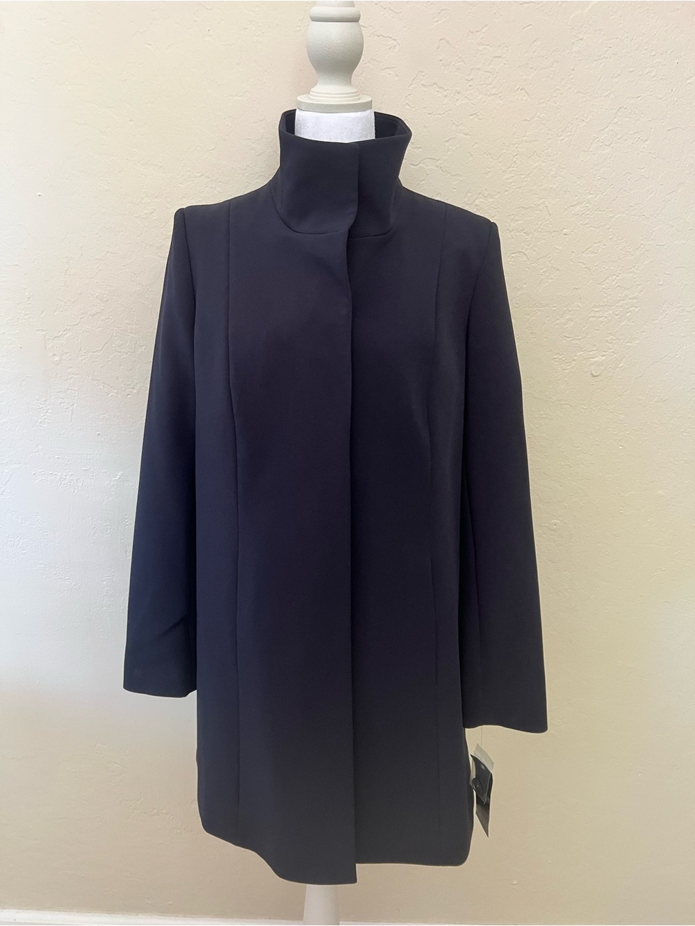 Lauren Ralph Lauren Women’s Navy Stand-Collar Coat